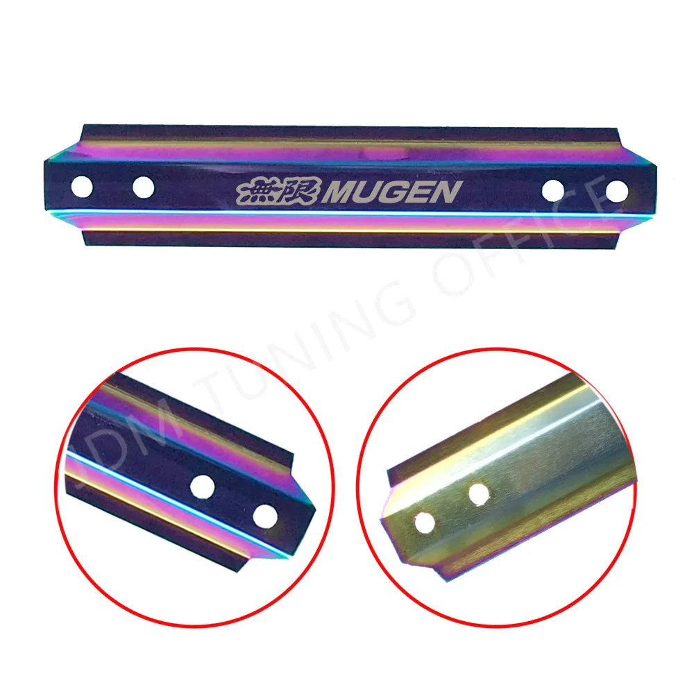 JDM Racing Auto Accessories Battery Tie Down High Quality Neo Chrome Mugen Mount Bracket Brace Bar Battery Tie Down For Honda