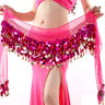 Belly Dance Belt Costumes Sequins Tassel Belly Dance Hip Scarf For Women Belly Dancing Belts Colors Belt