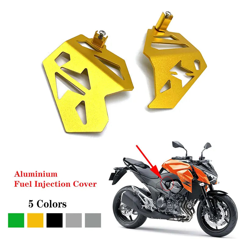 For Kawasaki Z800 Z 800 2013 2014 2015 Aluminum Fuel Injection Panel Engine Guard Injector Cover Frame Body Fairing Protector