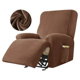 Polar Fleece Recliner Sofa Cover Elastic All Inclusive Boy Chair Cover Relax Armchair Sofa Cover Furniture Cover For Living Room