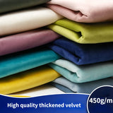 150cm*50cm Thicken Velvet Fabric Dutch Velvet Short Plush Sofa Curtain Tablecloth Pillow DIY Home Textile Apparel  Sewing Fabric