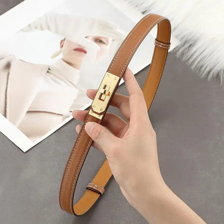 High Quality Ladies Girls Leather 1.8cm Designered Women Belts Buckle Dress Jeans Trench Waistband Belt for women party belt