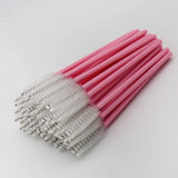 Disposable Mini Mascara Wands Applicator White Handle Eyelash Brush Set 1000pcs Eye Lashes Extension Tools