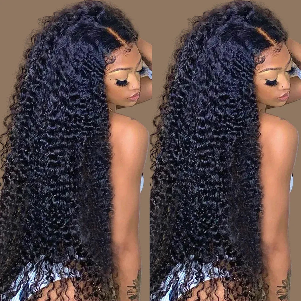 40 46 Inch Water Wave Lace Front Wig 5x5 Glueless Wig 13x4 13x6 Hd Lace Frontal 360 Curly Human Hair Wigs For Women Preplucked