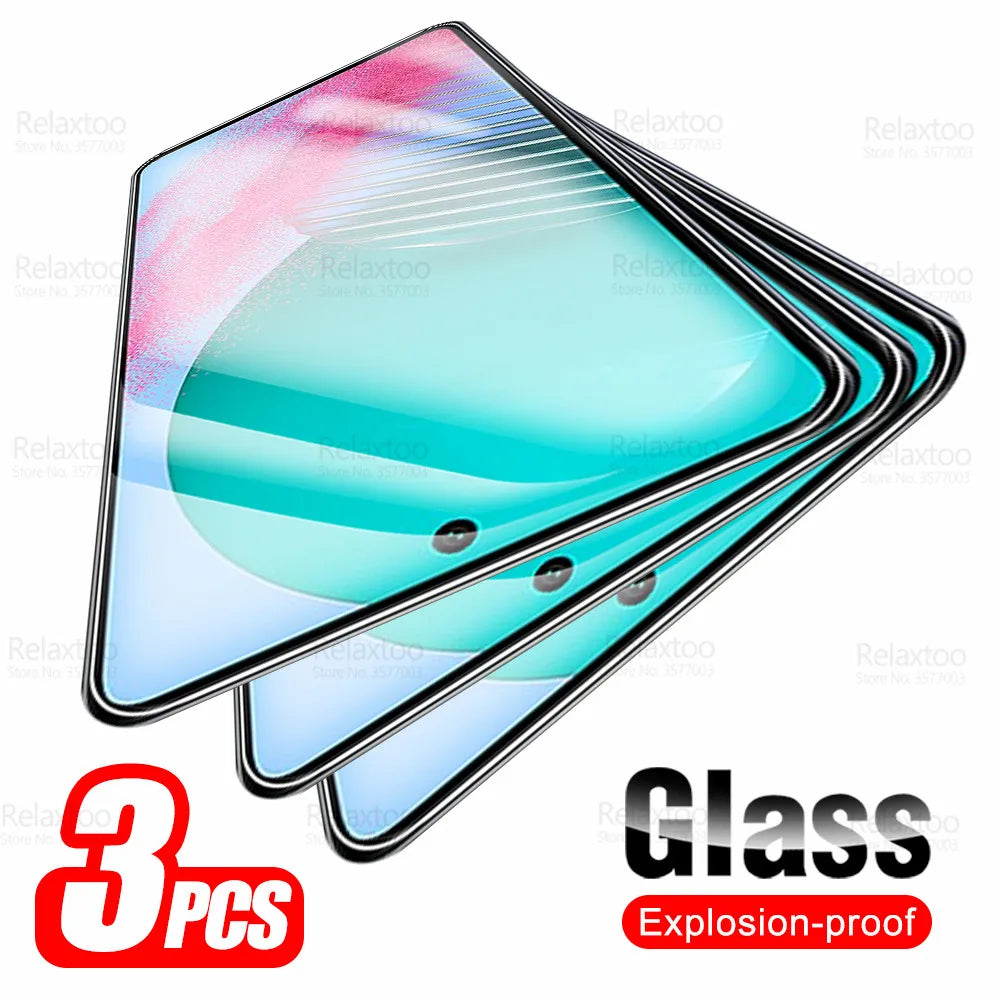 For Samsung Galaxy M54 5G Glass 3Pcs Protective Tempered Glasses Samsong M54 M 54 54M SM-M546B 6.7" Screen Protectors Cover Film