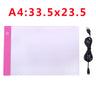 A2/A3/A4/A5 Ultra-Thin Portable LED Light Box Tracer USB Power Cable Artcraft Tracing Light Pad for Drawing, Sketching