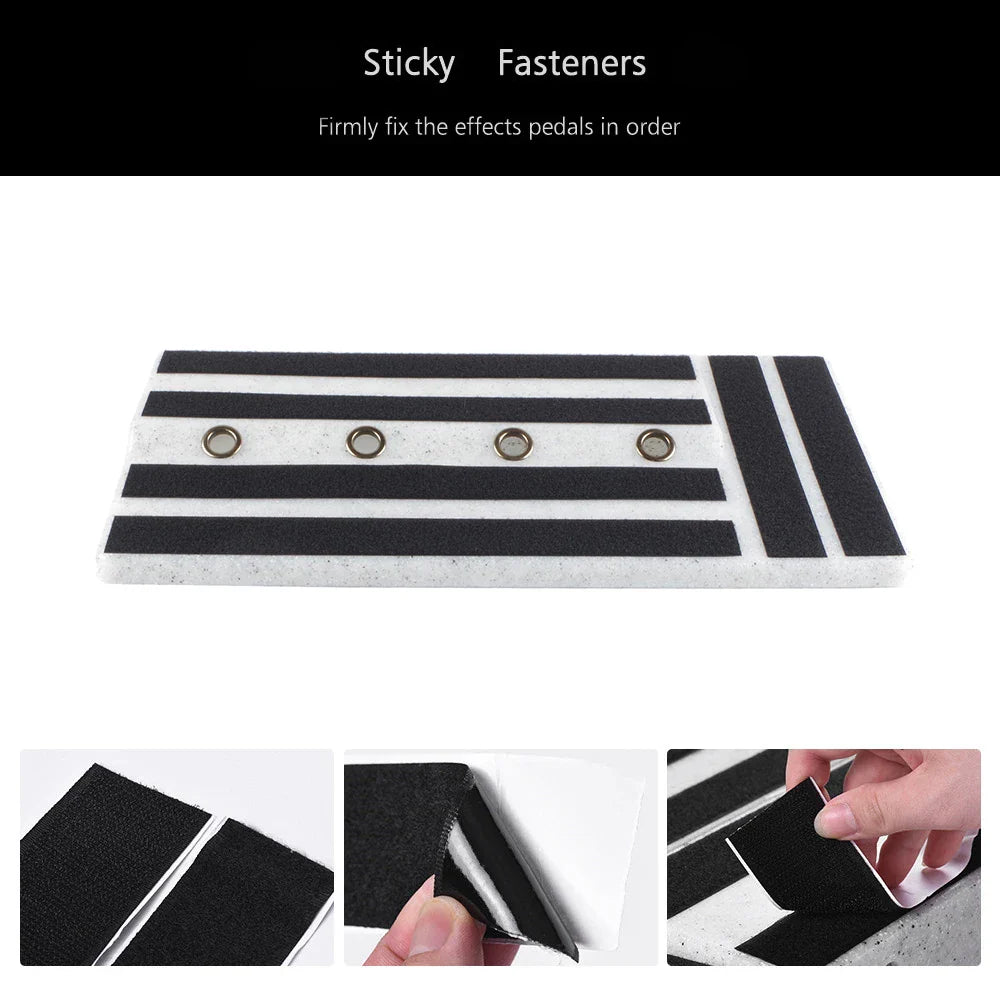 Guitar Pedal Board Rockhouse Guitar Effects Pedal Board Sturdy PE Plastic Guitar Pedalboard Case Guitar Pedal Guitar Accessories