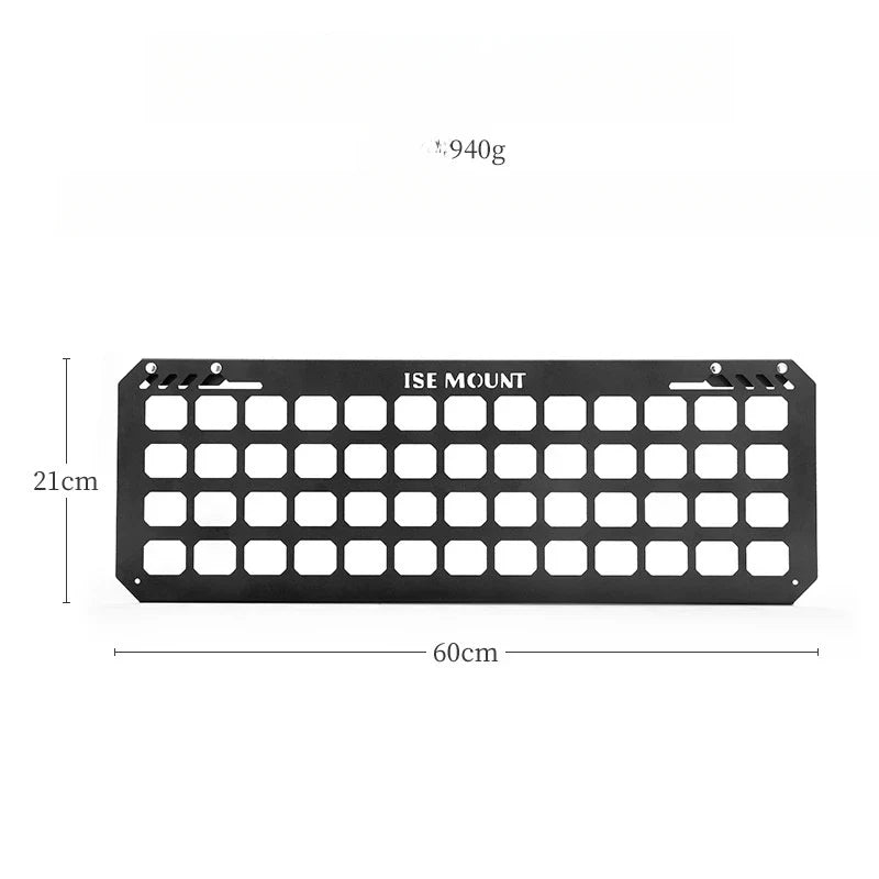 Camping Grid Table Side Hanging Plate Outdoor Tool Organizer Shelf Portable Hole Plate Table Accessories