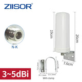 ZIISOR 5G 4G LTE WiFi Antenna Outdoor for Router Aerial Communication Antennas Long Range with N female RP SMA Male