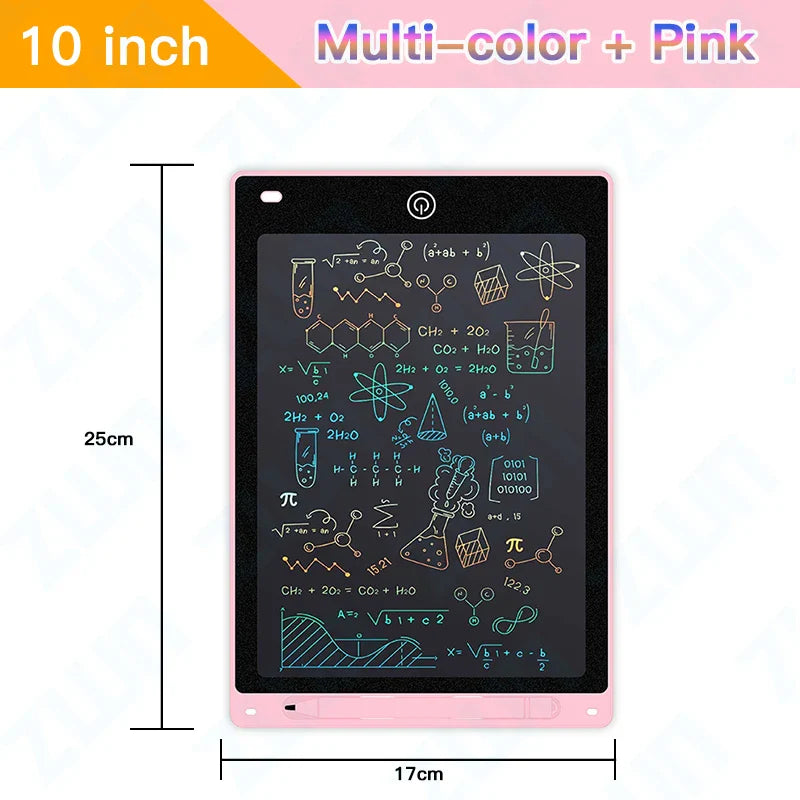 6.5/8.5/10/12/16/19In LCD Drawing Board Writing Tablet Digit Magic Blackboard Art Painting Tool Kids Toy Brain Game Child's Gift