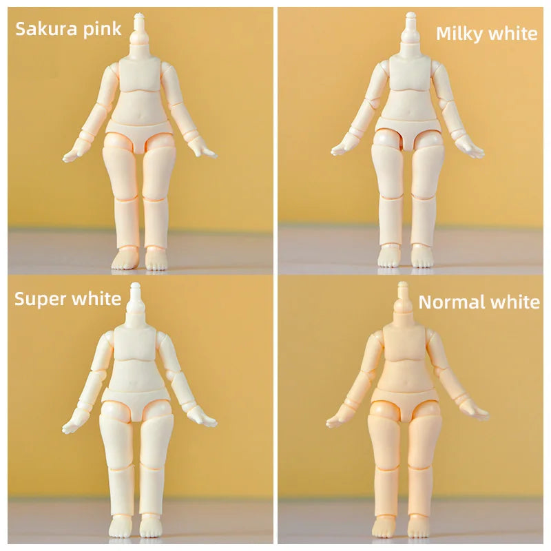 New YMY Body Joint Doll DIY Boy girl Body for obitsu 11, GSC Head, Ob11,1/12BJD Doll Accessories Toy Replacement Joint Hand