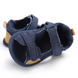 2023Brand NEW 0-18Months Kids Newborn Baby Boys Fashion Summer Soft Crib Shoes First Walker Anti Slip Sandals Shoes Soft Sole