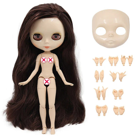 ICY DBS 10th Anniv Blyth doll 30cm 1/6 BJD toy glossy/matter shiny face colorful hair joint body