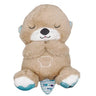 Breathing Bear Baby Soothing Otter Plush Doll Toy Baby Kids Soothing Music Baby Sleeping Companion Sound and Light Doll Toy Gift