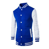 Jacket European Size Men's Stand Collar Baseball Shirt Jacket