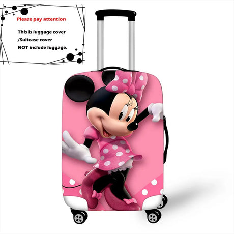 18-32 Inch Mickey Minnie Elastic Luggage Protective Cover Trolley Suitcase Protect Dust Bag Case Travel Accessories