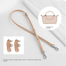 HAVREDELUXE Bag Strap For Longchamp Mini Bag Free Punching Modification Transformation Accessories for Mini Bag Shoulder Strap