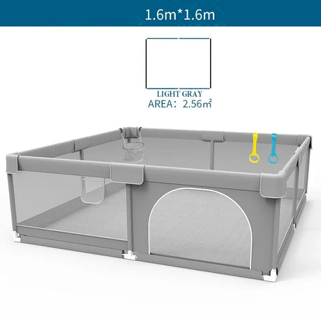 IMBABY Indoor Baby Playpen for Children Kid Ball Pit Toy Plaza Kids Playground Park Toddler Safety Fence for Self Entertainment