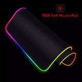 Mouse Pad With Backlight Deskmat Anime Mousepad PS4 Gamer Desk Computer Mouse Pad 900 × 400 Gaming Pc Gamer Full Led Mat Diy Rug