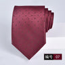 ties for men 2024 Luxury Wine Red Groom Wedding Accessories Dot Stripe gravata 8cm Necktie Kravaty Corbatas De Hombres