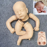 18 Inches Vinyl Reborn Doll Kit Unpainted Hand Made Baby Sam Reborn Supply DIY Doll Kit Toy Doll Parts With Cloth Body