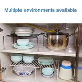 Iron Kitchen Spice Organizer Adjustable Storage Shelf Under The Sink Dish Drying Rack Multifunctional Cabinet Seasoning Holder