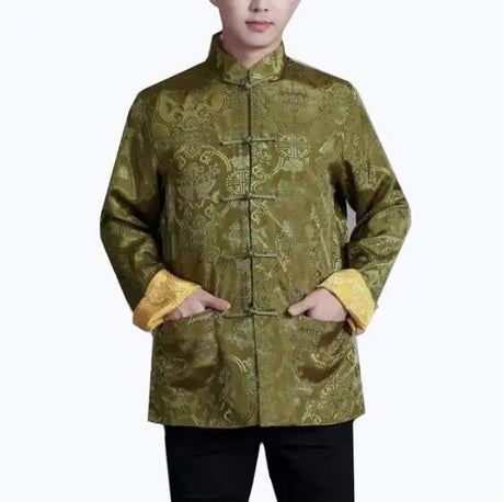 Men Chinese Dragon Shirt Kung Fu Coats China New Year Tang Suit Traditional Chinese Clothing For Men Jackets Hanfu Men Clothing