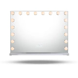 Large Vanity Mirror With Lights And Bluetooth Speakers Dimmable LED Lights With 10 Times Magnification USB Port for Woman Makeup