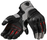 NEW Revit Dirt 3 Motorcycle Gloves Black Gray Racing Gloves Genuine Leather Motorbike Short Gloves