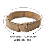 Men Army Style Combat Quick Release Tactical Belt Fashion Canvas Waistband Outdoor Sports Training Hunting Hiking Durable Belts