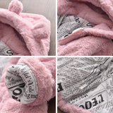 Winter Baby Girls Clothes Faux Fur Coat Fleece Jacket Warm Snowsuit Hooded Parka Children's Outerwear Autumn Clothing