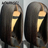 Kim K 2x6 HD Lace Closure Wig Straight Bob Glueless Wig Human Hair Wigs Ready to Wear Deep Part Pre Plucked Melt Skins for Woman