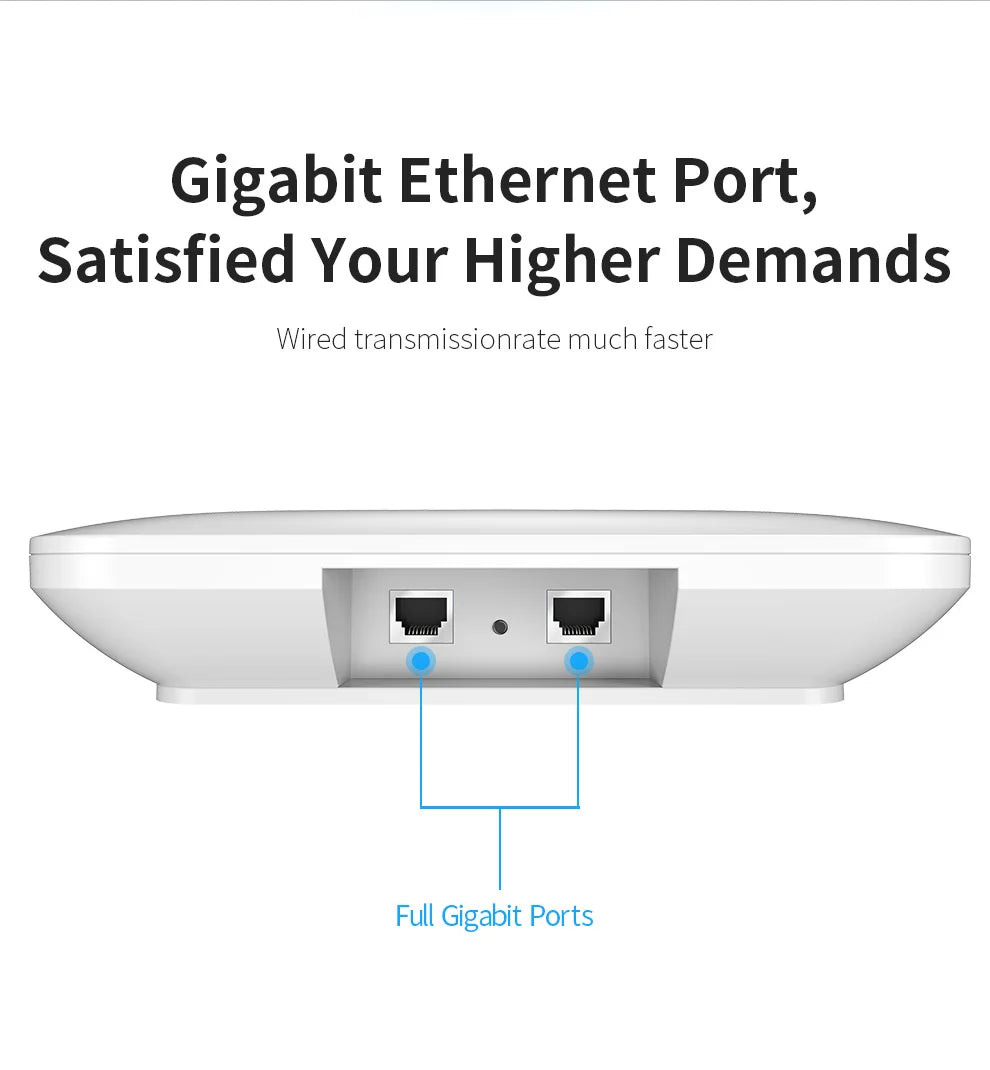 Comfast CF-E393AX 3000Mbps Gigabit WiFi 6 Wireless Ceiling AP Dual Band 2.4G+5Ghz 802.11AX Wifi 6 Access Point Router Booster AP