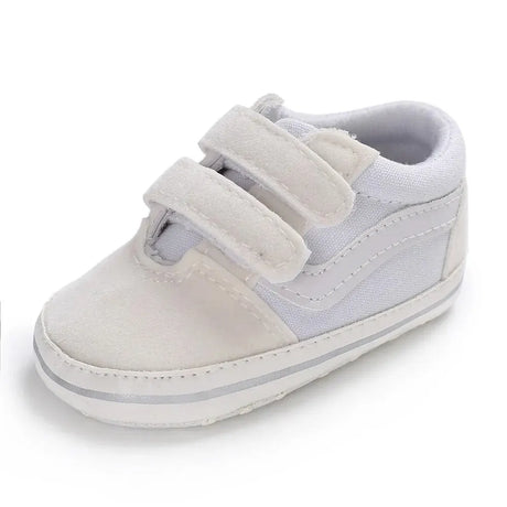 Meckior Baby Canvas Sneakers Classic Stripes Casual Baby Boy Girl Shoes Anti-slip Soft First Walkers Infant Baby Unisex Shoes