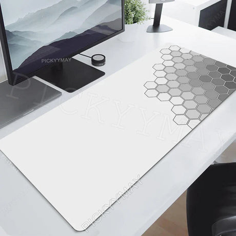 Geometric Mouse Pad Gamer Mousepads Big Gaming Mousepad XXL Mouse Mat Large Keyboard Mat Hexagon Desk Pad For Computer Laptop