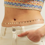 Creative Belly Chain Copper Metal Butterfly Waist Chain Jewelry Female Sexy Body Chain Beach Harness Jewelry Party Gift