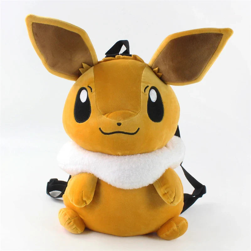 Cute Pokemon Eevee Backpack Kawaii Plush Bag Schoolbag Couple Backpack Cosplay Props Christmas Gifts For Girl Boy Child Kids