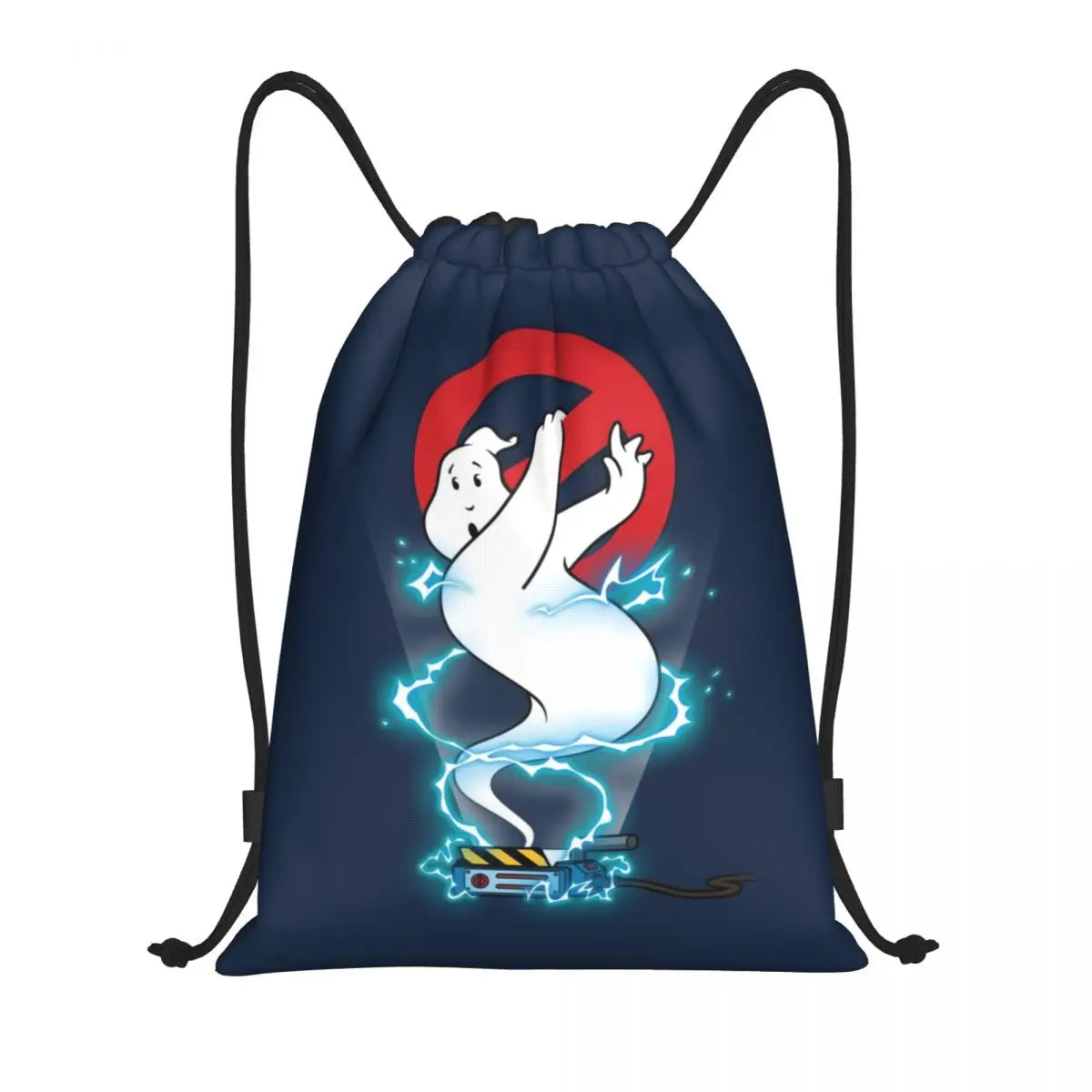 Ghost Buster Logo Drawstring Bags Women Men Portable Sports Gym Sackpack Supernatural Comedy Film Training Backpacks