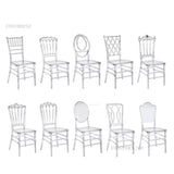 Home Transparent Dining Chair Hotel Crystal Chair Commercial Furniture Outdoor Wedding Chair Banquet Lounge Chairs For Events