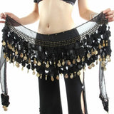 Belly Dance Belt Costumes Sequins Tassel Belly Dance Hip Scarf For Women Belly Dancing Belts Colors Belt