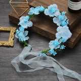 Boho Style Flower Headbands for Women Girls Floral Garland Wreath Tiaras Wedding Crown Hair Accessories Headpieces Jewelry Gifts