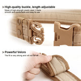 Men Army Style Combat Quick Release Tactical Belt Fashion Canvas Waistband Outdoor Sports Training Hunting Hiking Durable Belts