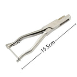 1 Pcs Stainless Steel U-shaped And V-shaped Ear Tongs Pliers Missing Pig Ear Tag Pliers Pig Equipment Farm Animals