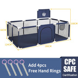 PANGDUBE Baby Playpen Kids Playground for Babies Fence for Children Ball Pit Pool Baby Playground Baby Safety Fence