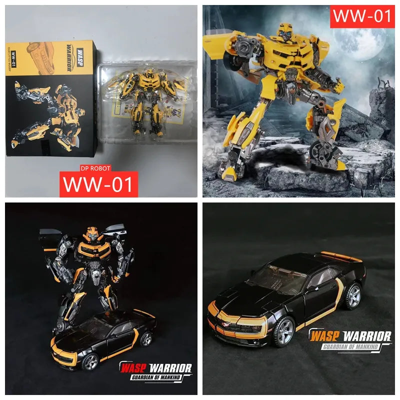 NEW IN STOCK Transformation  WW-01 WW01 Yellow Car WW-01B Black Ko MPM03 LTS-03C Metal Action Figure With Box