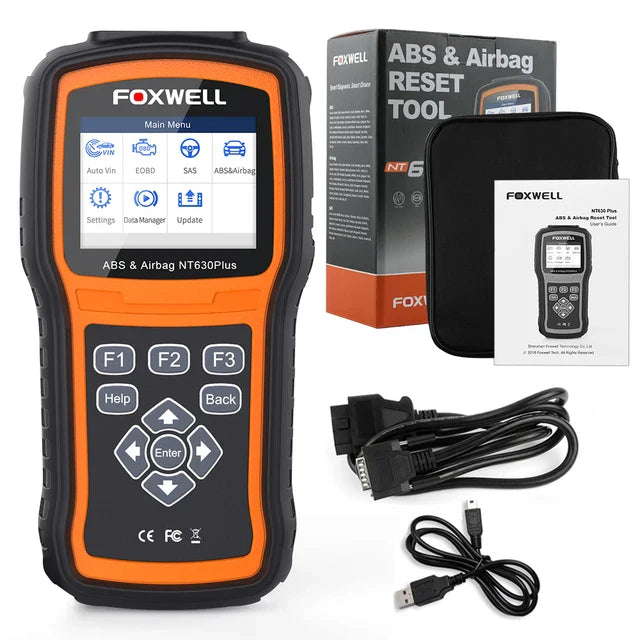 Foxwell Nt630 Plus Car OBD2 Scanner Code Reader ABS Airbag EPB OIL SAS Calibration Engine Car Diagnostic Tool