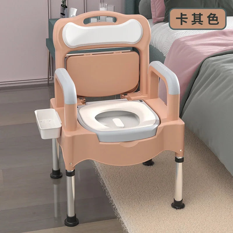 Bearing 300kg Toilet Stool Multifunctional Elderly Bathroom Chair Lift Adjustment Shower Chair Safe Stable Bathroom Furniture