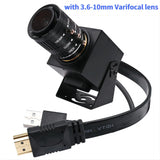 ELP 4K HDMI USB Camera H.264 MJPEG 30fps Ultra HD 3840x2160 2X Digital Zoom Webcam with 3.6-10MM Varifocal Lens