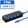 Usb Hub 3 0 Hub USB 3.0 Adapter Multi Ports Use Power Adapter Extensor USB 2.0 PC Computer Accessories switch usb for Laptop