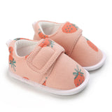 Pink Baby Shoes Princess Fashion Sneakers Infant Toddler Soft sole Anti Slip First Walkers 0-1 year old baby Christening Shoes